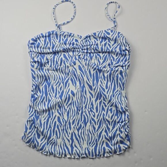 Diane Von Furstenberg DVF for Target Collab Women’s Sea Twig Blue Set Size S/M - Picture 3 of 15
